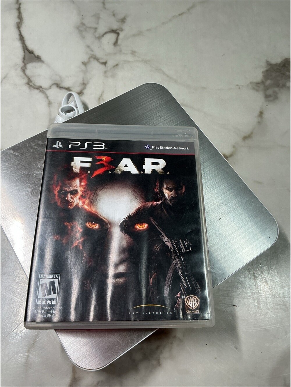 Fear 3 Playstation Three Untested Game Manuel Included
